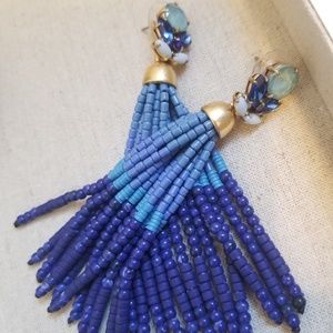 Iris Tassel Earrings